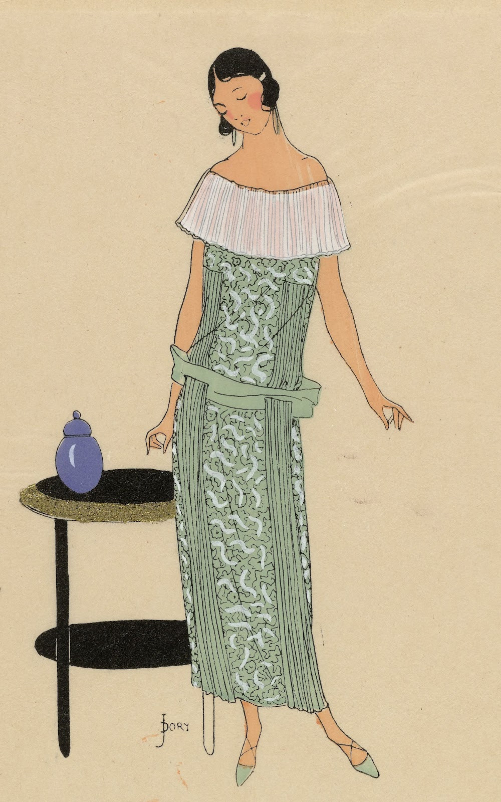 Tissus DIEDERICHS  SOIERIES YOUYOU  Une jolie robe