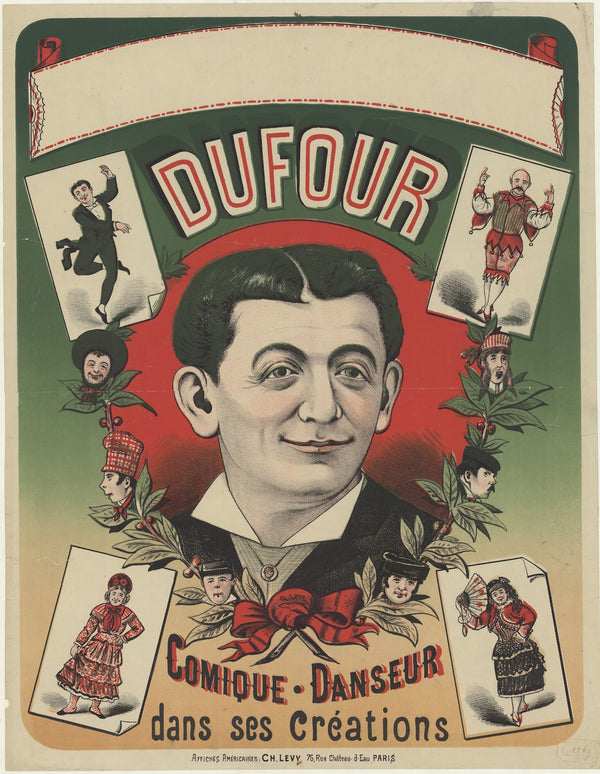 Dufour comique danseur dans ses créations 1883