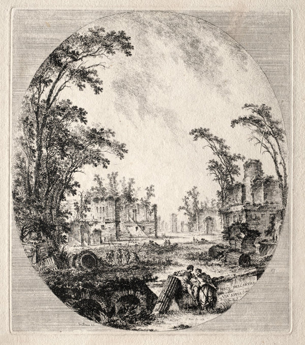 Part of the Old Appian Way 1756
