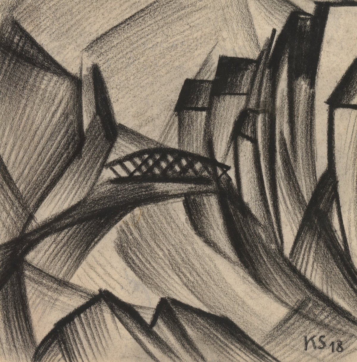 Z 107 Leinbrücke 1918