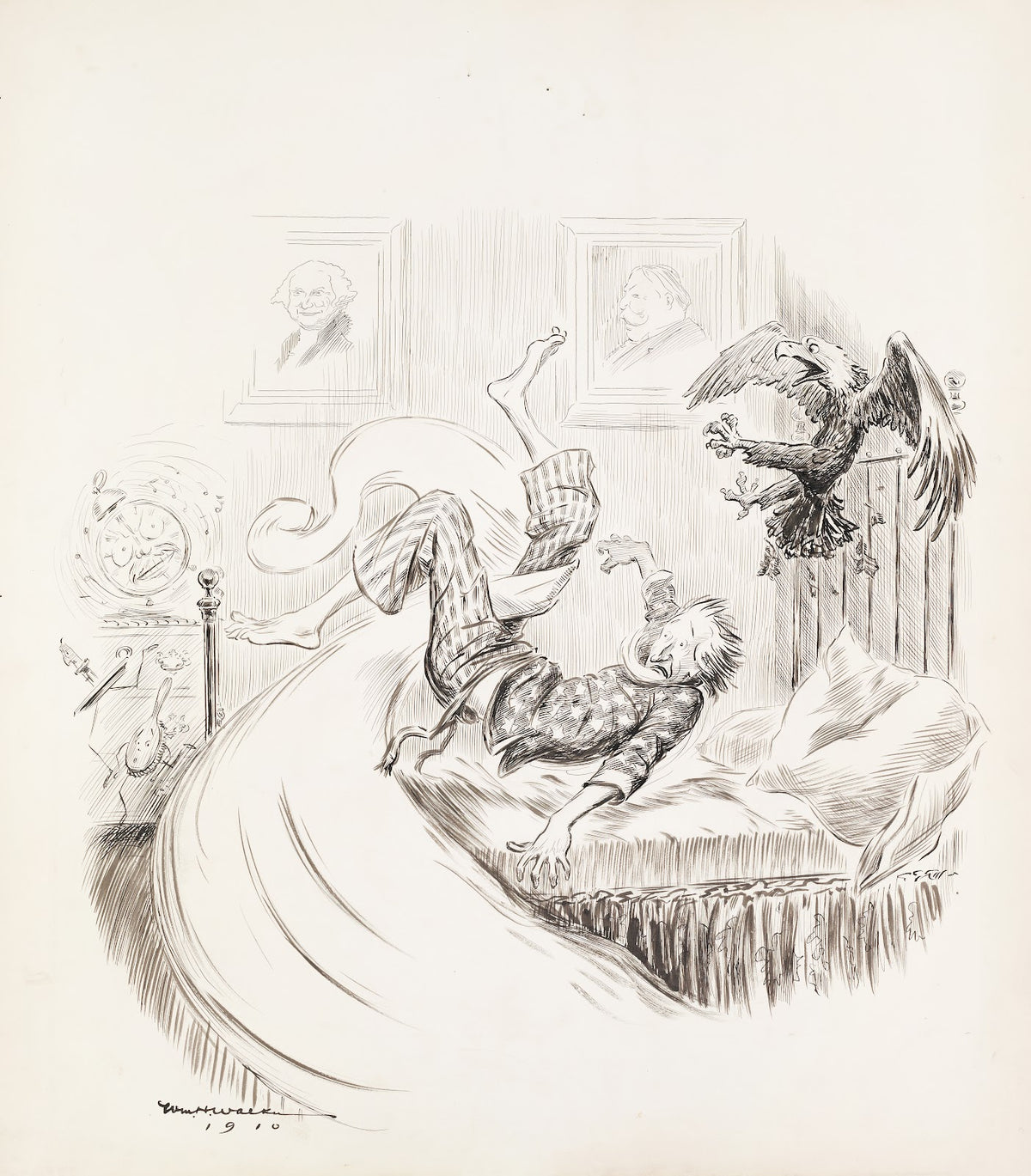 I was enjoying such a nice long sleep 1910