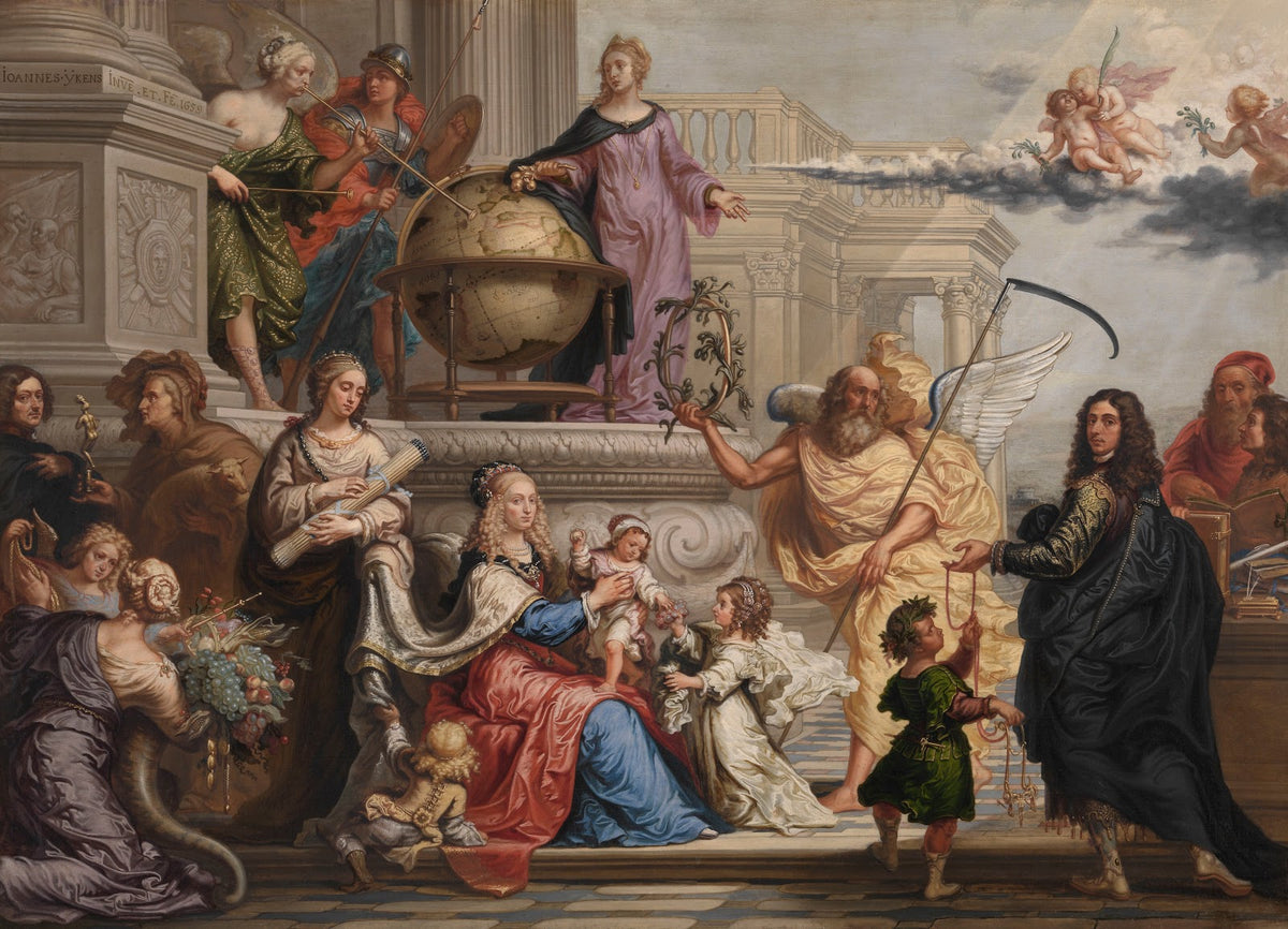 Allegorical Adoration of the Birth of a Prince 1659