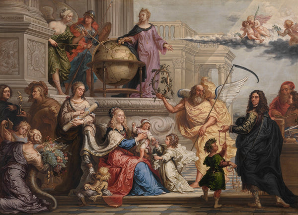 Allegorical Adoration of the Birth of a Prince 1659
