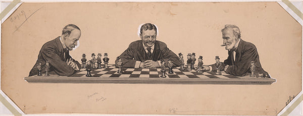 Theodore Roosevelt John Milton Hay Joseph Gurney Cannon c 1905