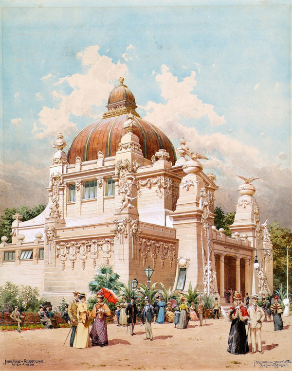 Die Jubiläumsausstellung in Wien 1898 Pavillion der Stadt Wien 1898