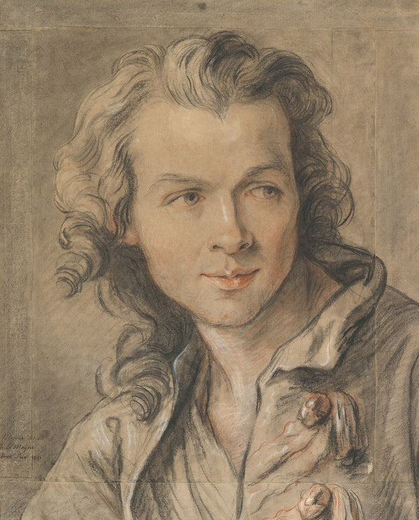 Portrait of Étienne Maurice Falconet 17161791 1741