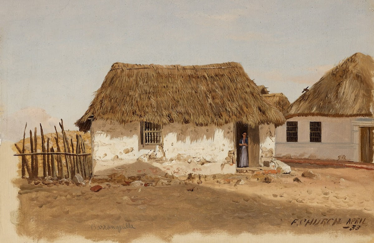 Colombia Barranquilla Two Houses 1853