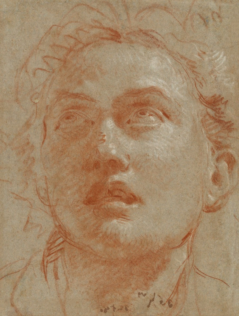 Head of a Man Looking Up 17501760