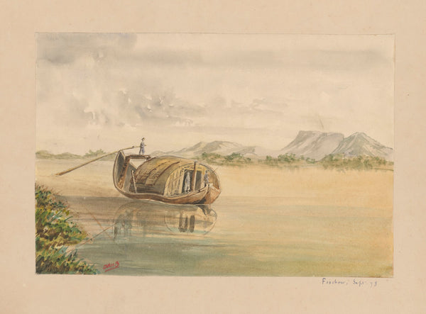 25 aquarelles par Auguste Mouillesaux de Bernières Pl13 1879