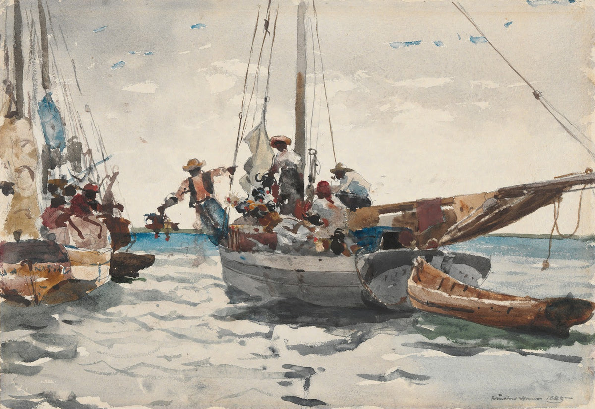 Market SceneNassau 1885
