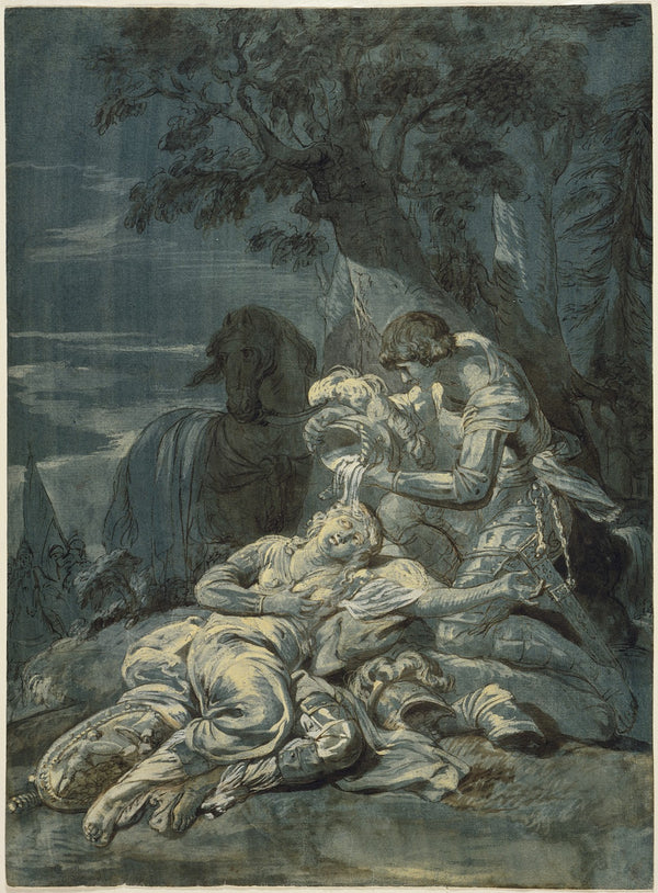 The Baptism of Clorinda by Tancred 1770s 1780s