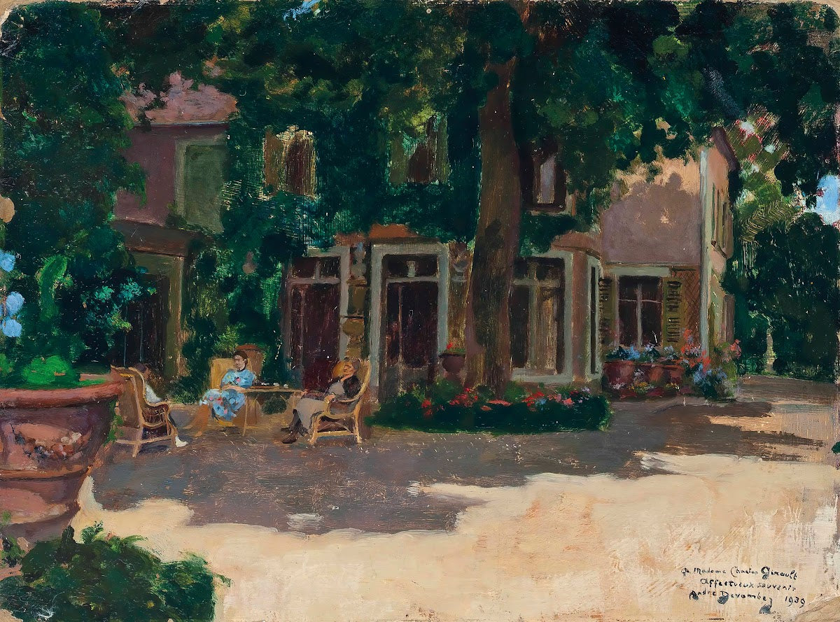 Afternoon tea in the shade 1939