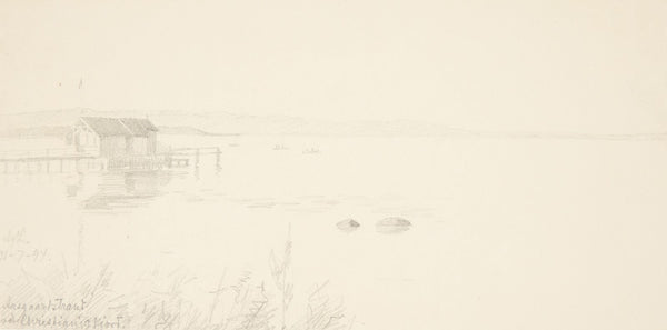 Aalsgaard strand ved Christianiafjord 1894