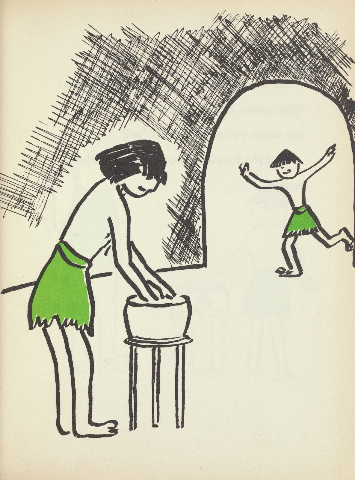 Stick in the Mud a tale of a village a custom and a little boy pl9 1953