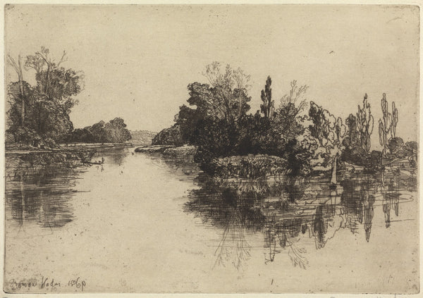The Island Opposite Boyles Farm 1869