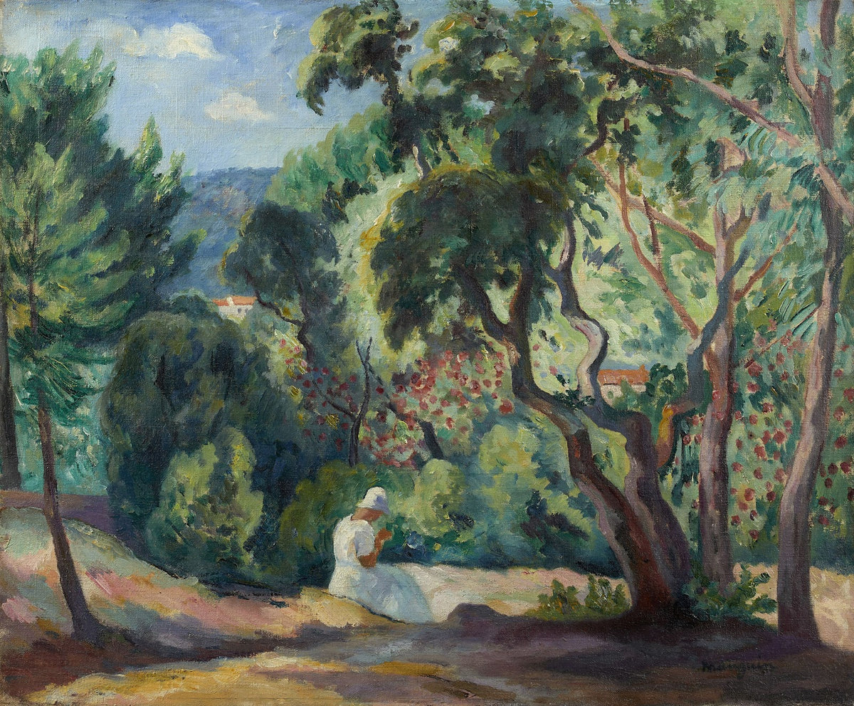 Sous bois à la Moutte Saint Tropez 1921