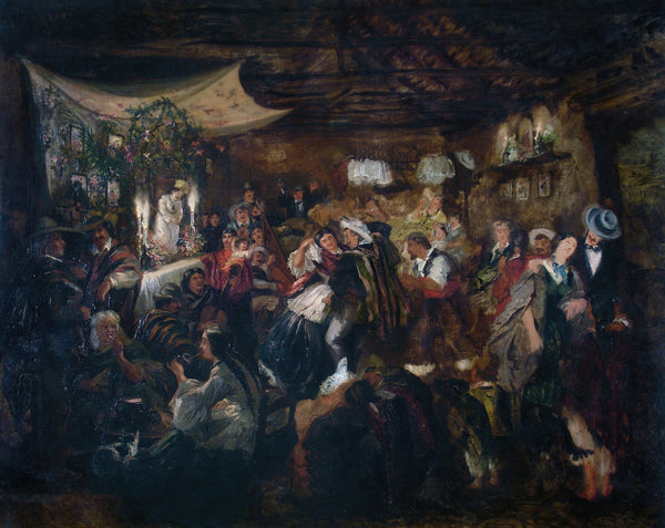 El velatorio del angelito costumbre popular chilena 1848