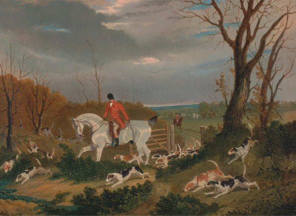 The Suffolk Hunt Going to Cover near Herringswell 1833