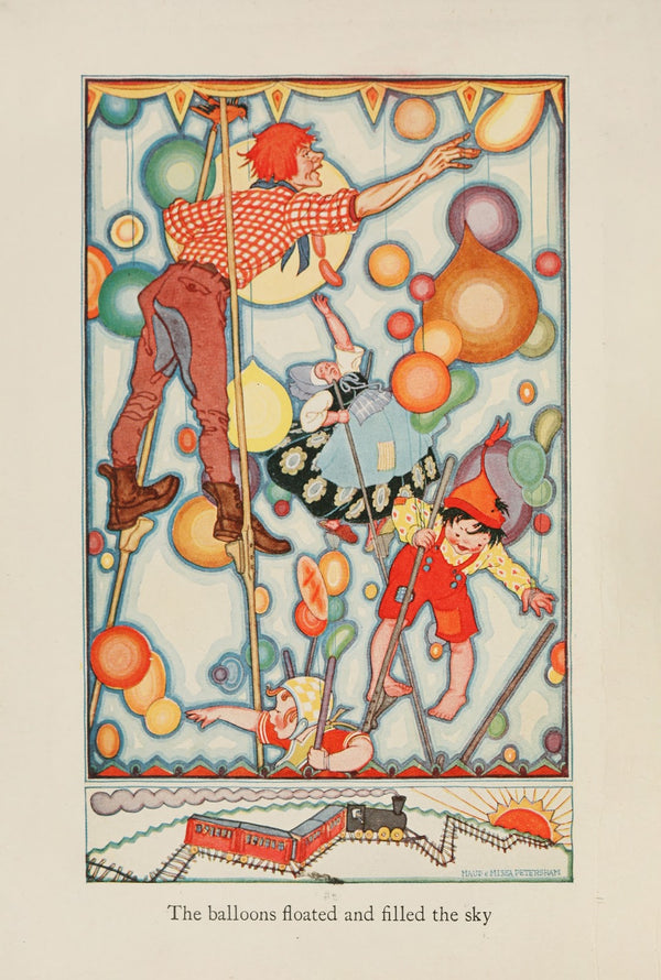 The balloons floated and filled the sky 1922