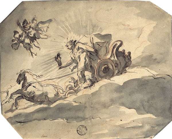 Apollo in his Chariot 1730