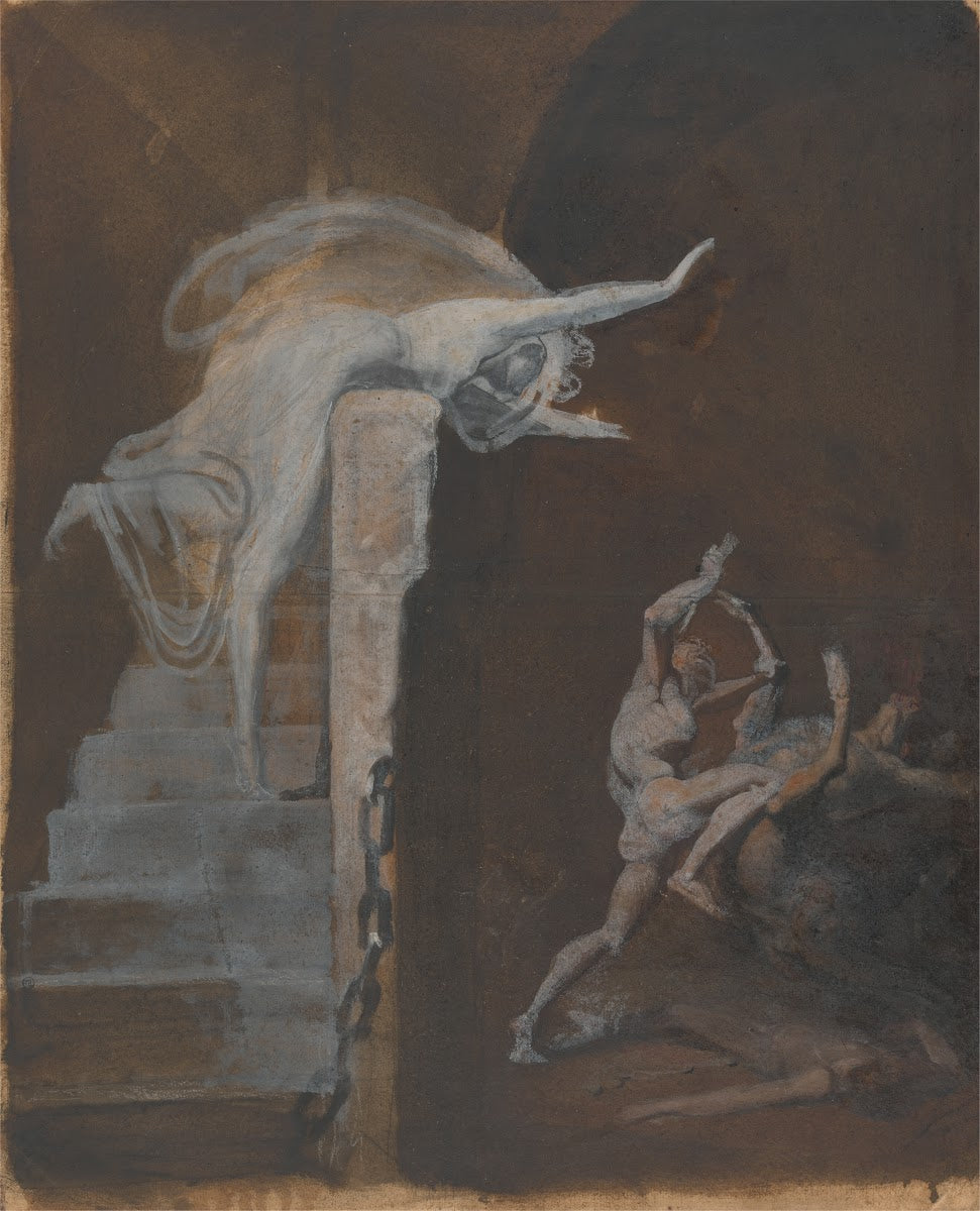 Ariadne Watching the Struggle of Theseus with the Minotaur 1815 to 1820
