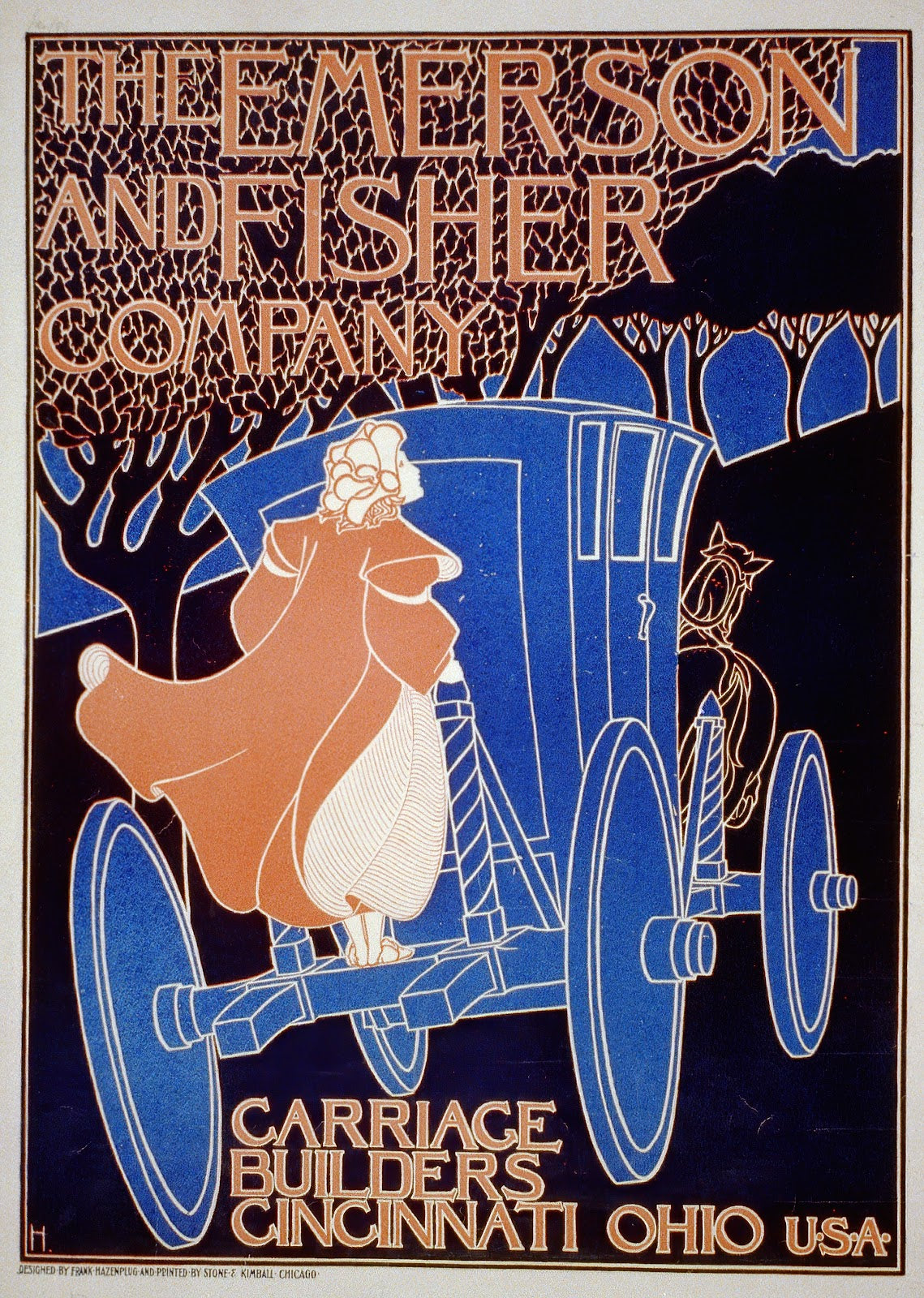 The Emerson  Fisher Company carriage builders Cincinnati Ohio 1896