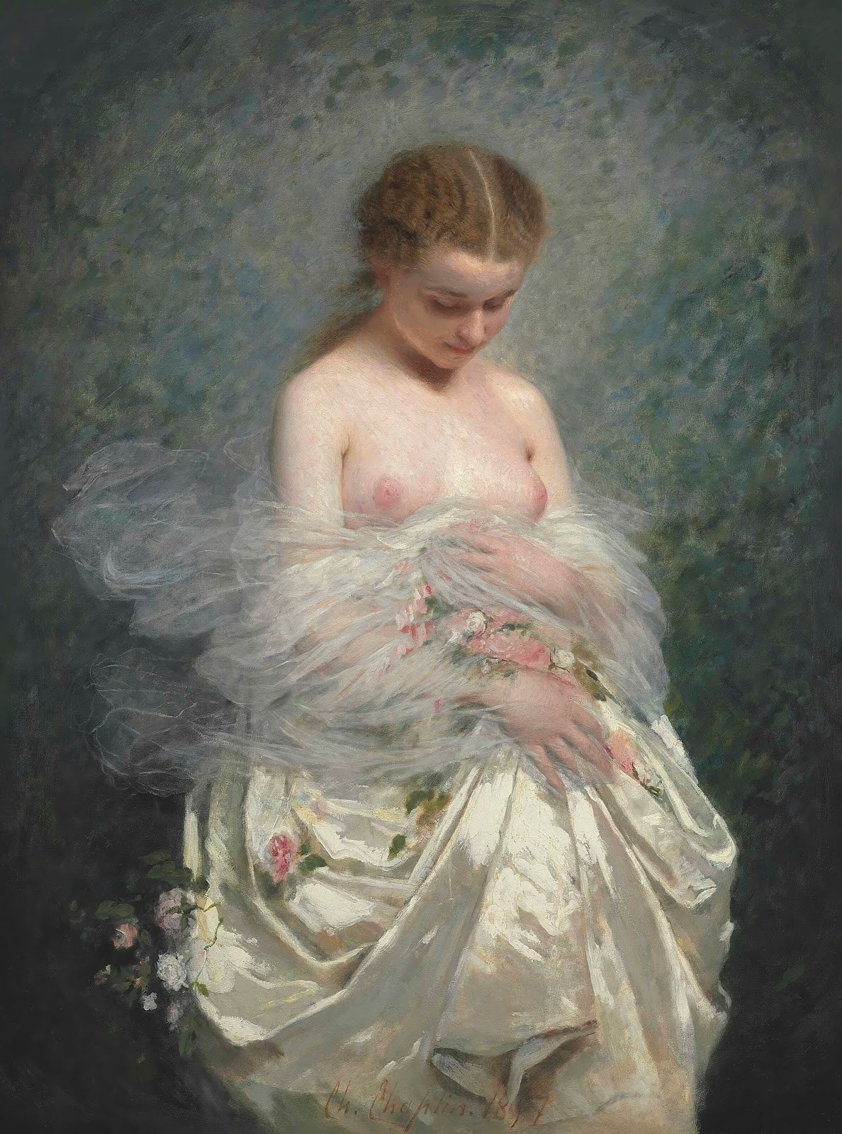 Jeune fille aux seins nus 1857