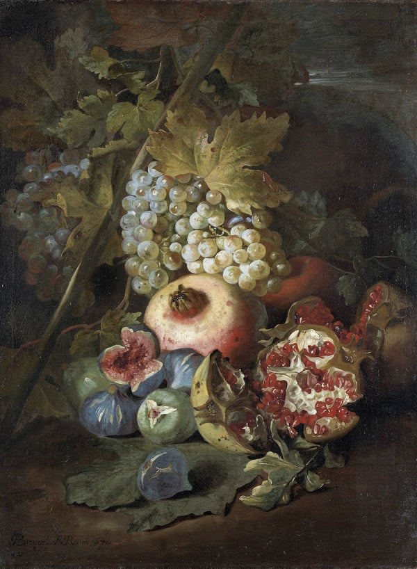 Stilleven met vruchten 1670
