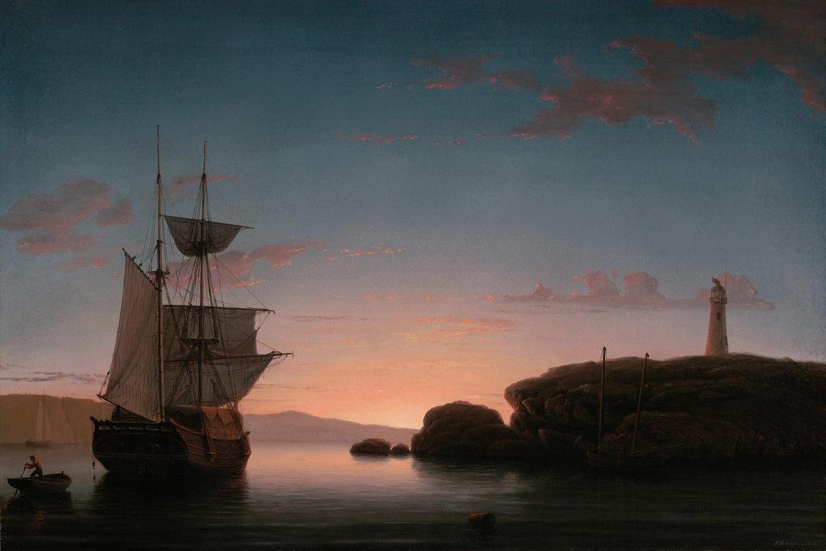 Lighthouse at CamdenMaine 1851