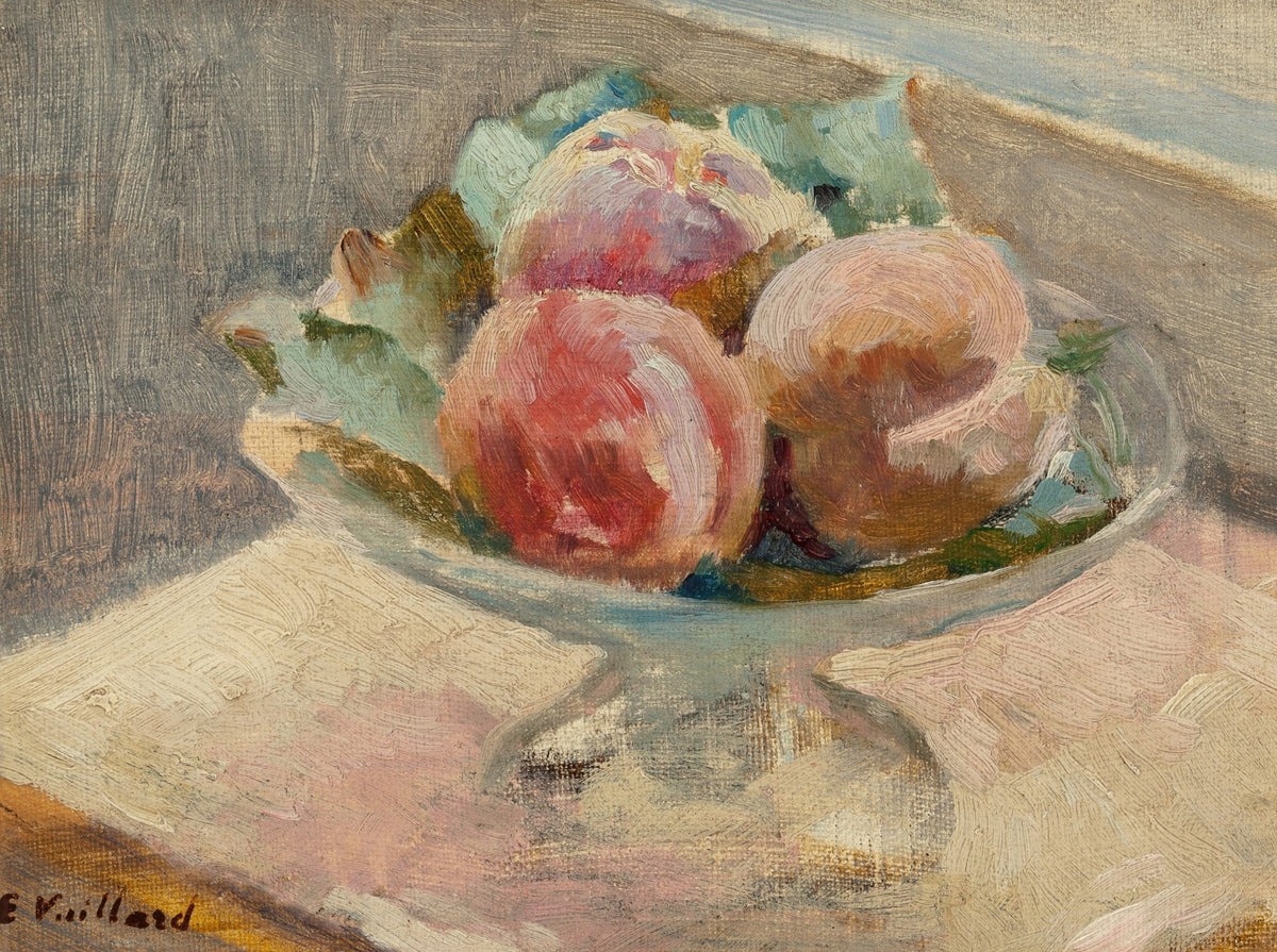 Le compotier de pêches Bowl of peaches circa 1889 90
