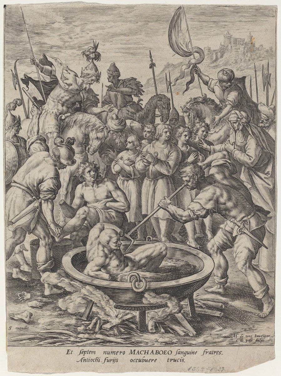 The Seven Maccabean Brothers Killed by Antiochus 1591
