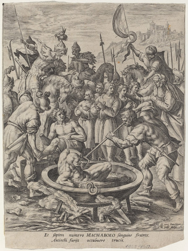 The Seven Maccabean Brothers Killed by Antiochus 1591