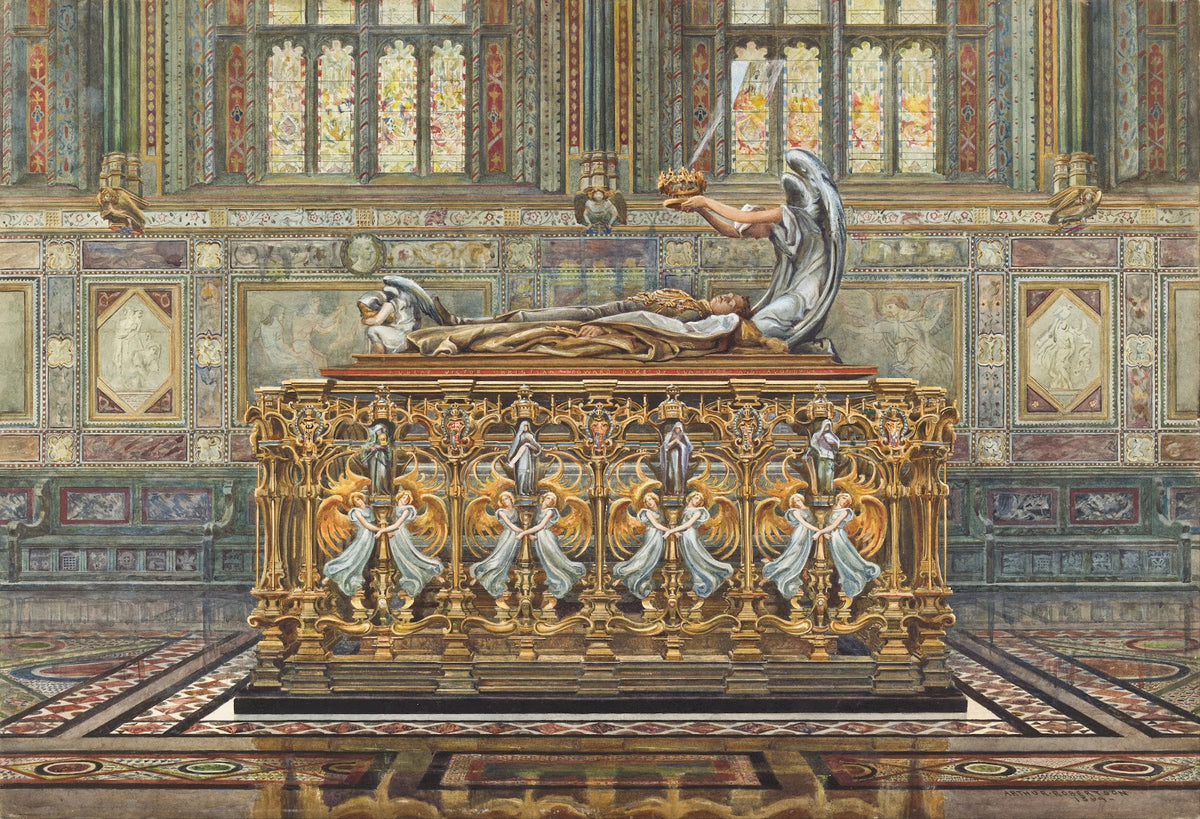 Drawing for Alfred Gilberts project for the tomb of the Duke of Clarence 1894