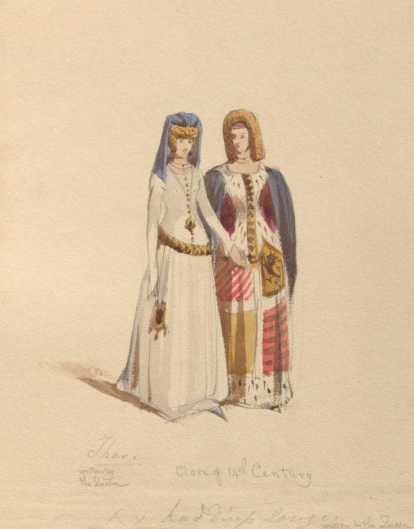 Sketches of costume Pl124 1842