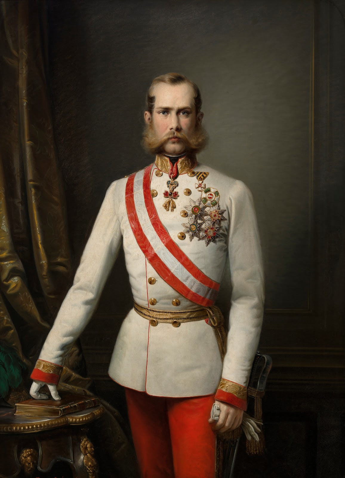 Portrait of Franz Joseph I 1862