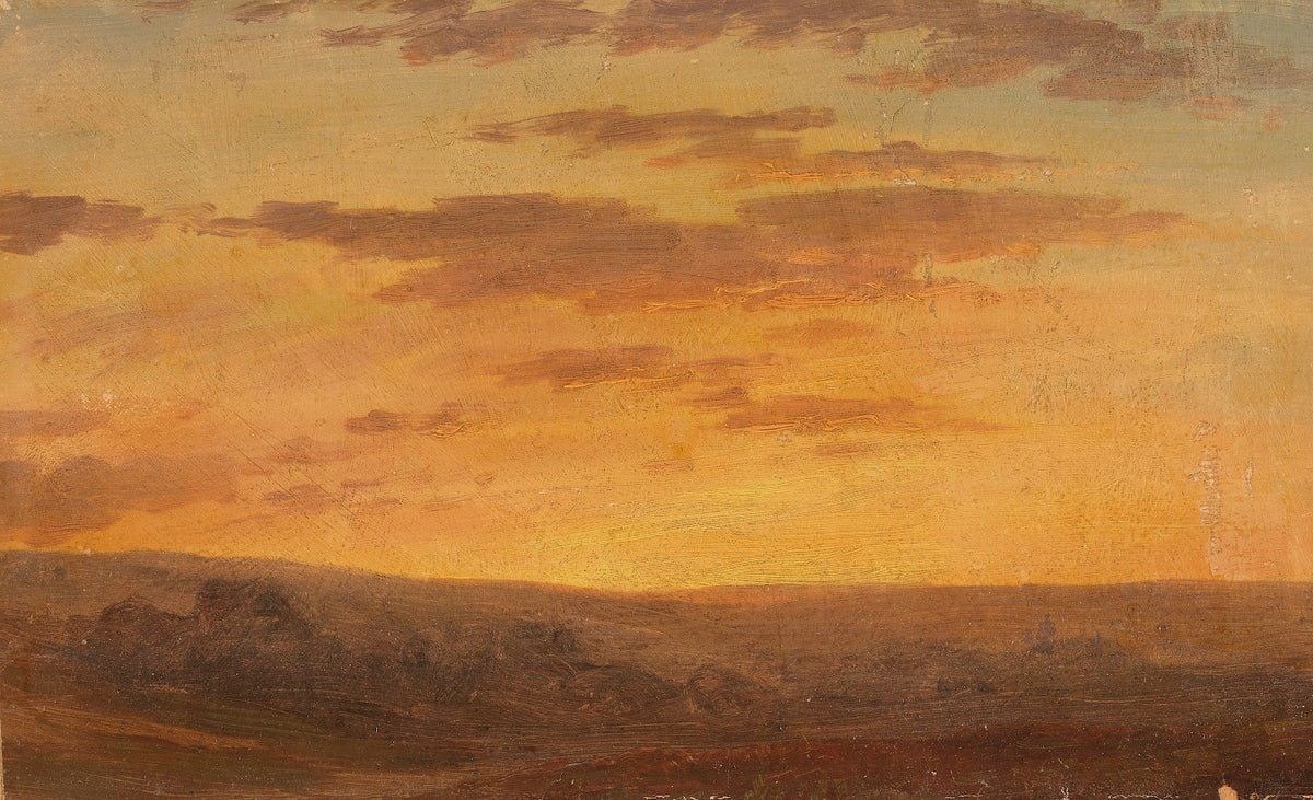 Landschaft in der Abenddämmerung 1858