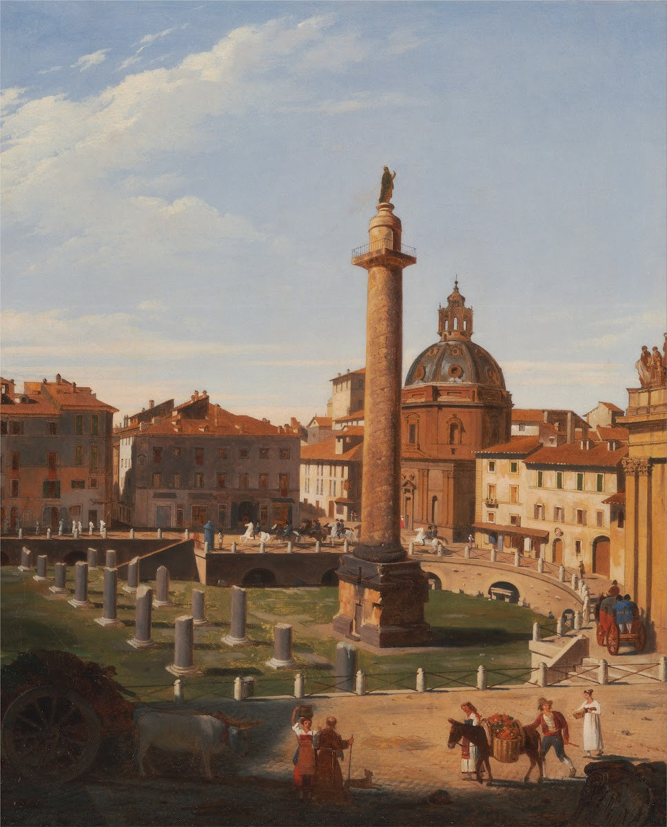 A View of Trajans Forum Rome