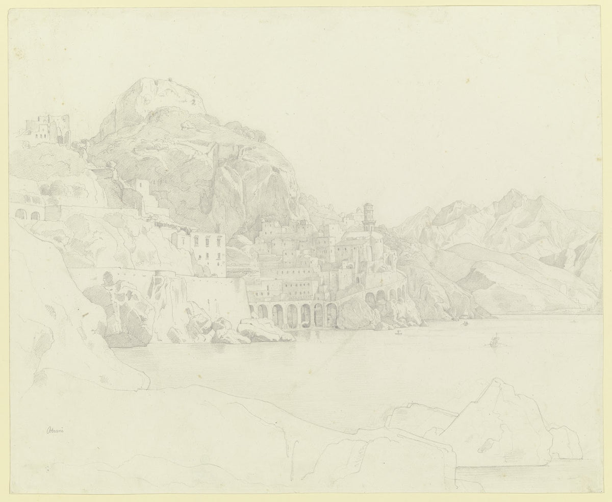 Atrani an der Amalfiküste 1832