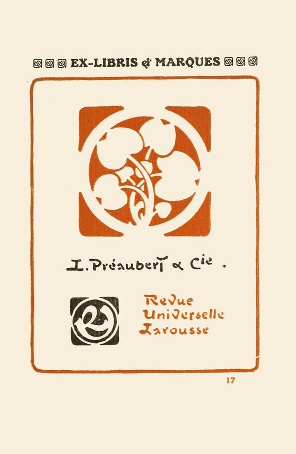 Le second livre des monogrammes marques cachets et es libris Pl15 1908