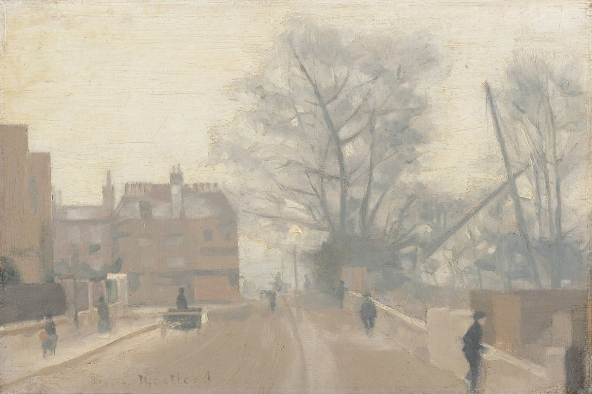 Cheyne Walk in Winter ca 1890