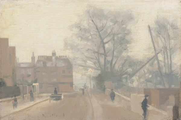 Cheyne Walk in Winter ca 1890
