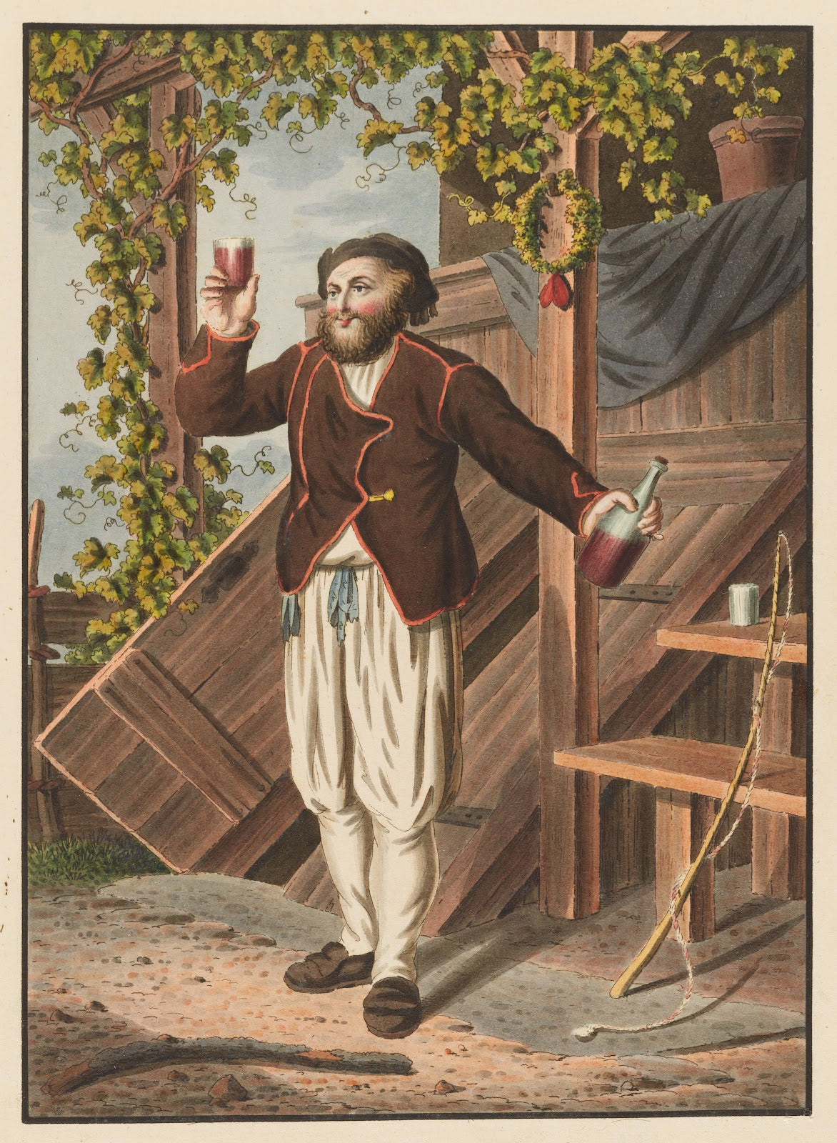 Paysan de Morat des environs de la ville 1805