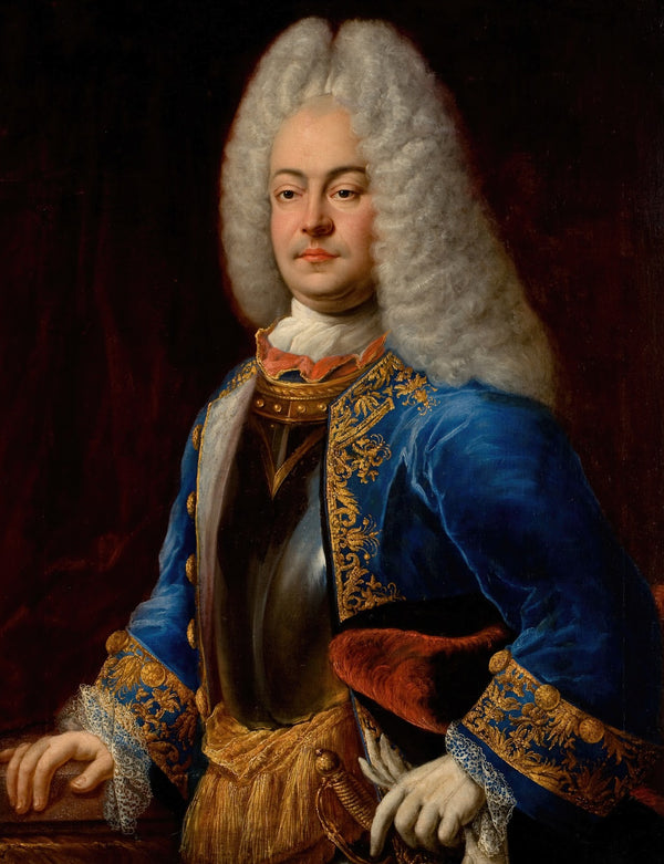 Portrait of a Prince Georg Albrecht of East Friesland 1718