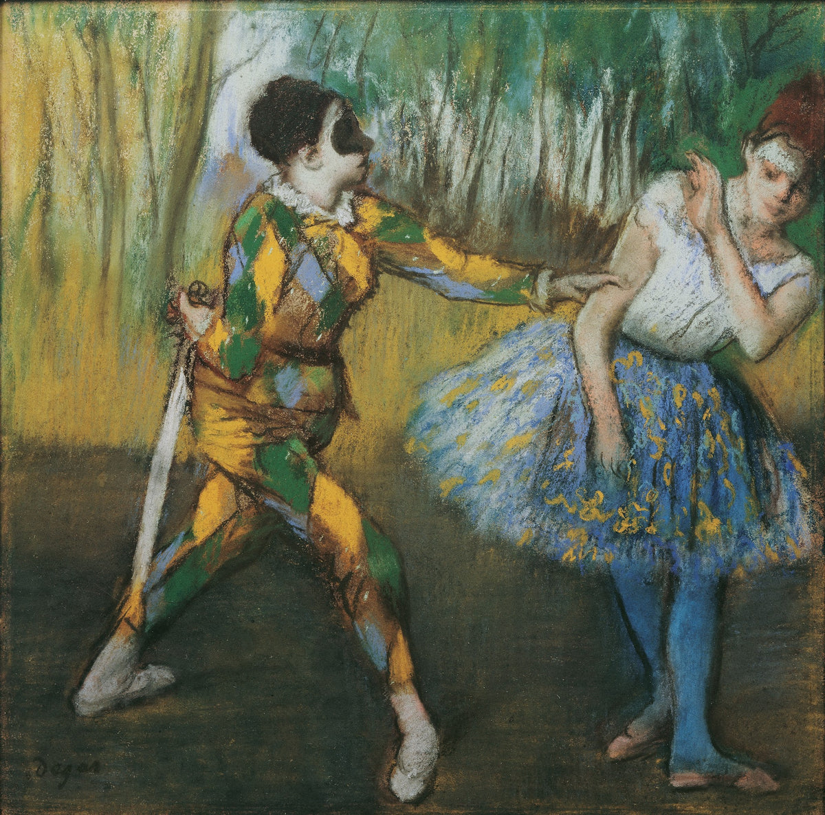 Harlekin Und Colombine 1886