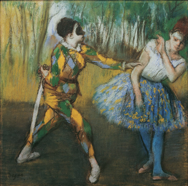 Harlekin Und Colombine 1886