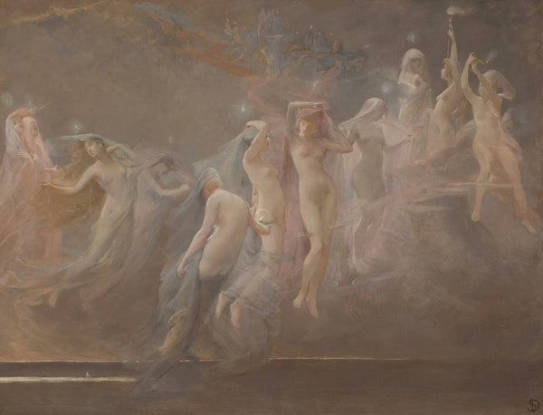 The Morning Stars Les Etoiles du Matin 1887