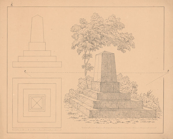 Monument on pedestals 1879