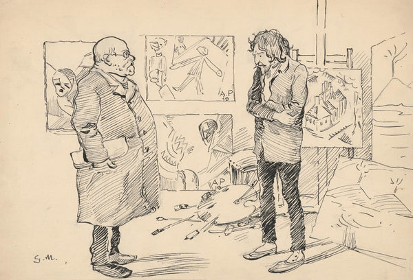 Two Art Critics 1935