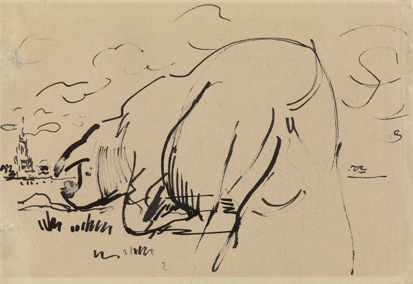 Swine before Amersfoort 1915