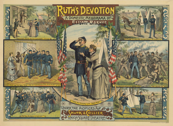 Ruths devotion a domestic melodrama by Elliott Barnes 1885